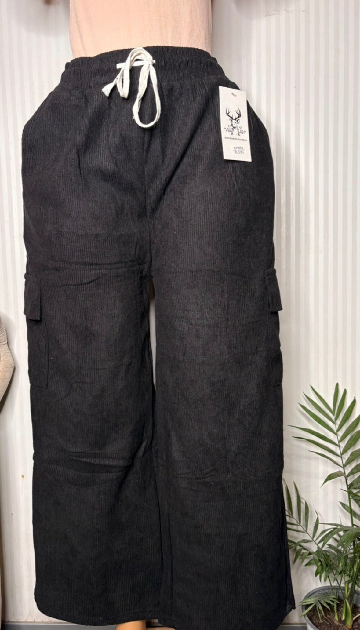 Pantalón cotele cargo
