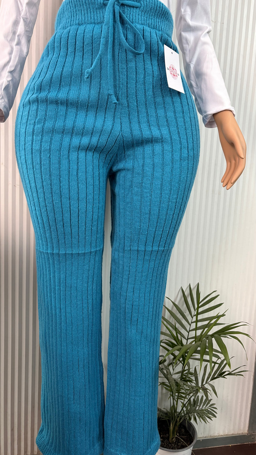 Pantalón palazo lanilla