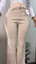 Pantalón palazo lanilla